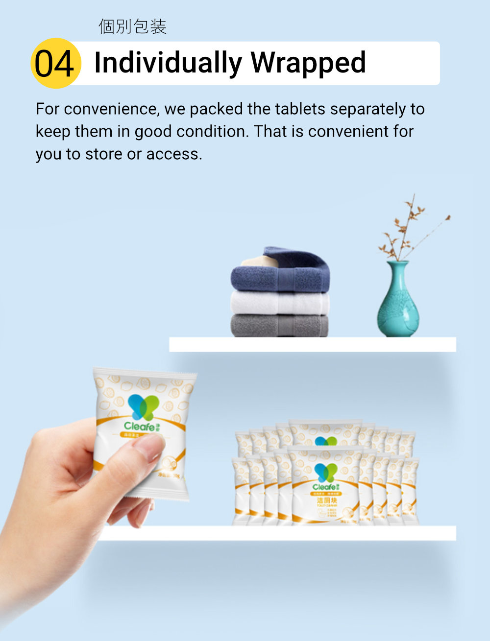 Cleafe Toilet CleaingTablets Bowl-6